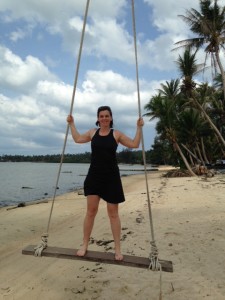 Emma on the beach