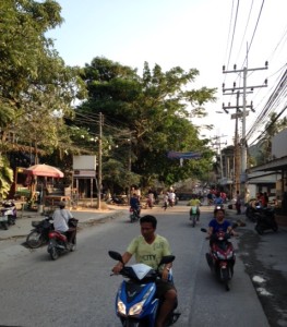 Busy Sairee Road