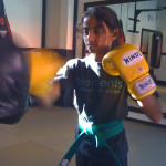 Youth Boxing During Martial Arts Class