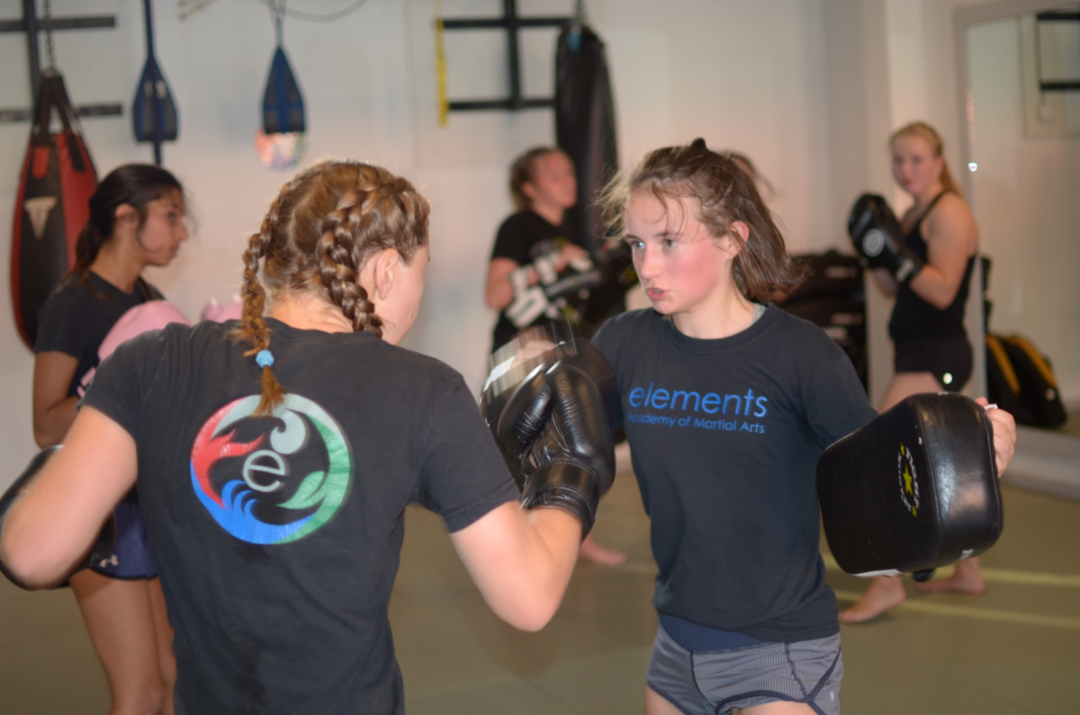 Girls Youth Kickboxing Elements Academy