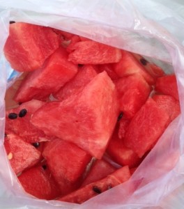 Watermelon snack